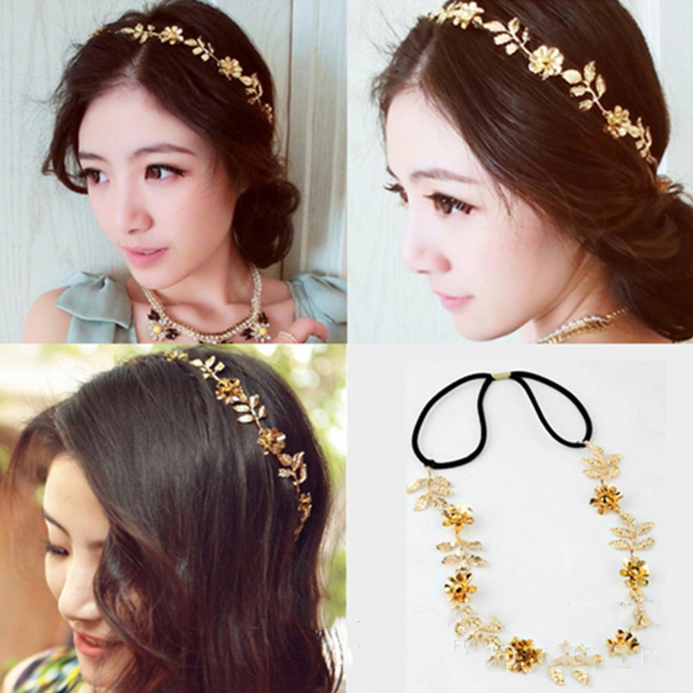 Dây cột tóc Haimeikang đính chuỗi kim cương phiên bản Baroque cho nữ