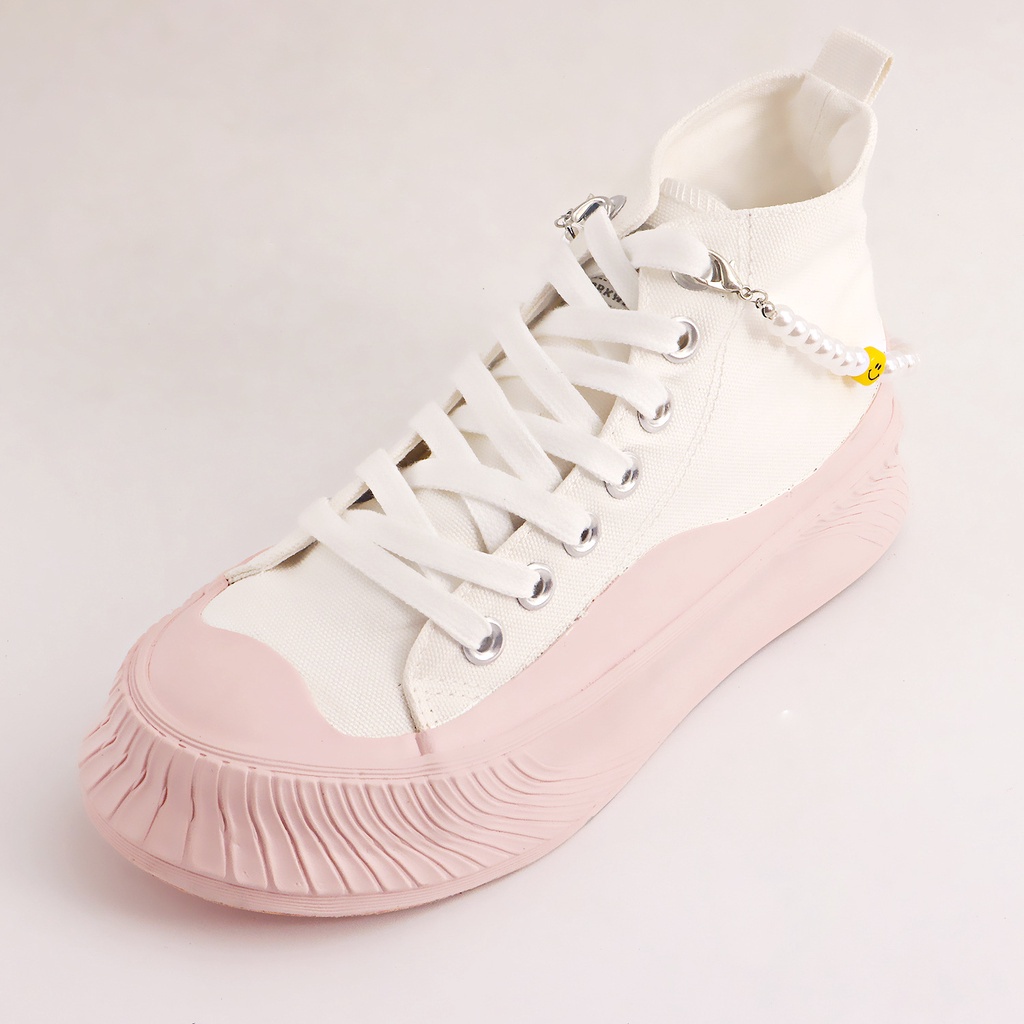 Lắc Chân Đính Ngọc Trai Giả Hình Mặt Cười Đơn Giản Dễ Phối Đồ Thời Trang Đi Biển Cho Nữ