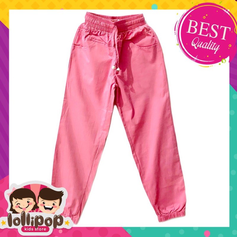 Quần Jogger PINK cho bé từ 5-12 tuổi