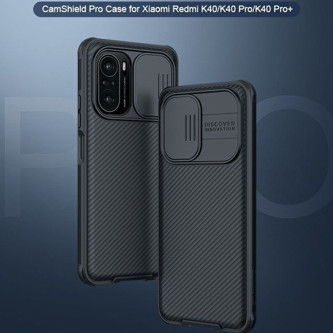 Ốp Nillkin CamShield Xiaomi Redmi K40, K40 Pro, K40 Pro Plus, Mi11i, Poco F3 bảo vệ camera,