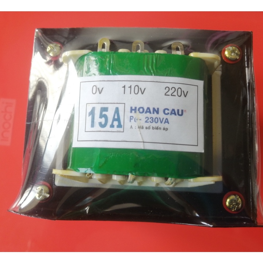 Biến Áp 15A. Loại Tự Ngẫu Chuyển 220v Về 110v. Loại 220V, 110V Về Nhiều Ngõ Ra 6v, 9v, .. 24v