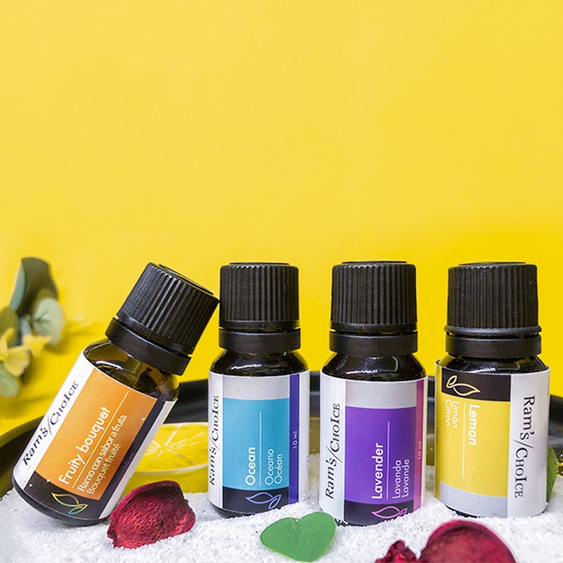 Tinh dầu nước hoa ô tô LOHAS RAMMATIC chiết xuất thực vật lọ 10ml