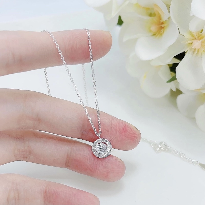 Dây chuyền nữ bạc ta có tua chờ tuỳ chỉnh độ dài - Vàng Bạc Khải Khải