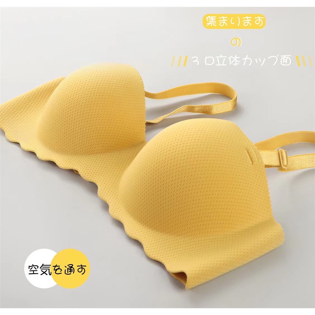 Áo ngực không gọng màu sắc đơn giản thoáng khí thoải mái thời trang size 32-38