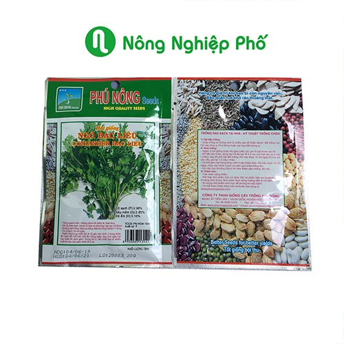 Gói 20 gram - Hạt giống Ngò Bac Liêu PN