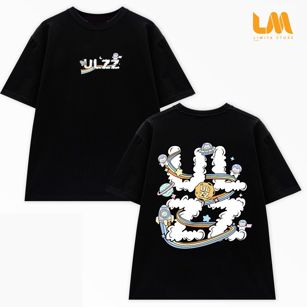 Áo thun cotton dáng rộng UL limita (V173)