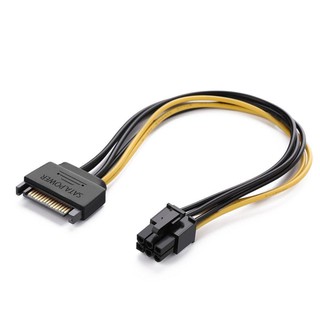 dây nguồn phụ VGA , từ SATA qua VGA 6 Pin