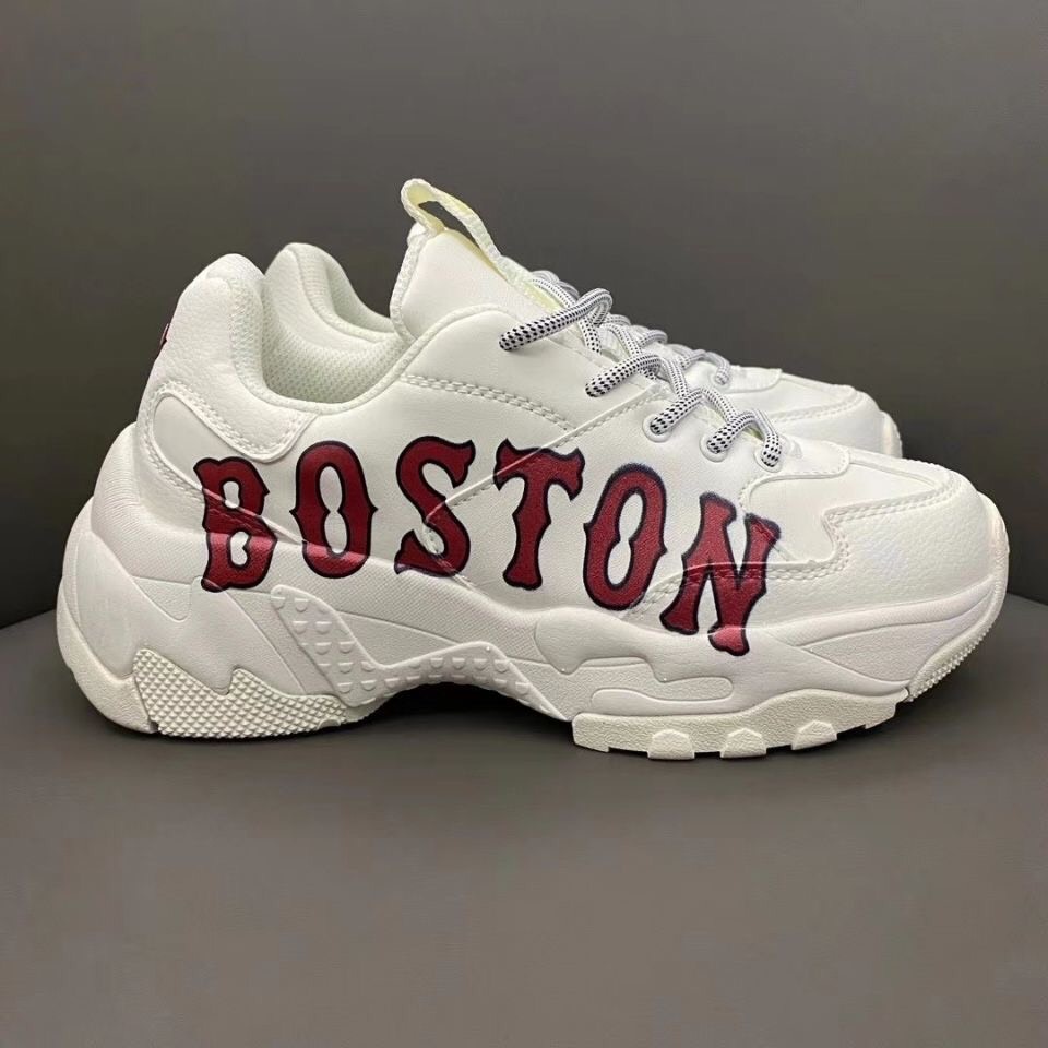 Giày MLB boston đế độn tăng chiều cao Hot trend thể thao nam nữ