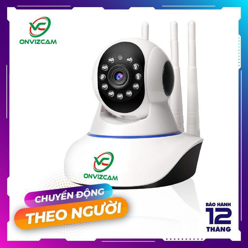 Camera wifi chính hãng app Carecam pro ONVIZCAM V3PRO bảo hành 12 tháng dùng trong nhà