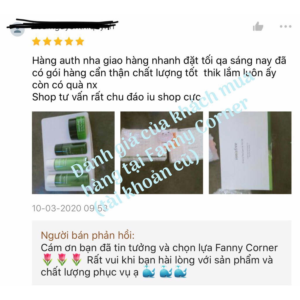 [CHÍNH HÃNG] Set Dưỡng Da Innisfree Green Tea Special Kit EX