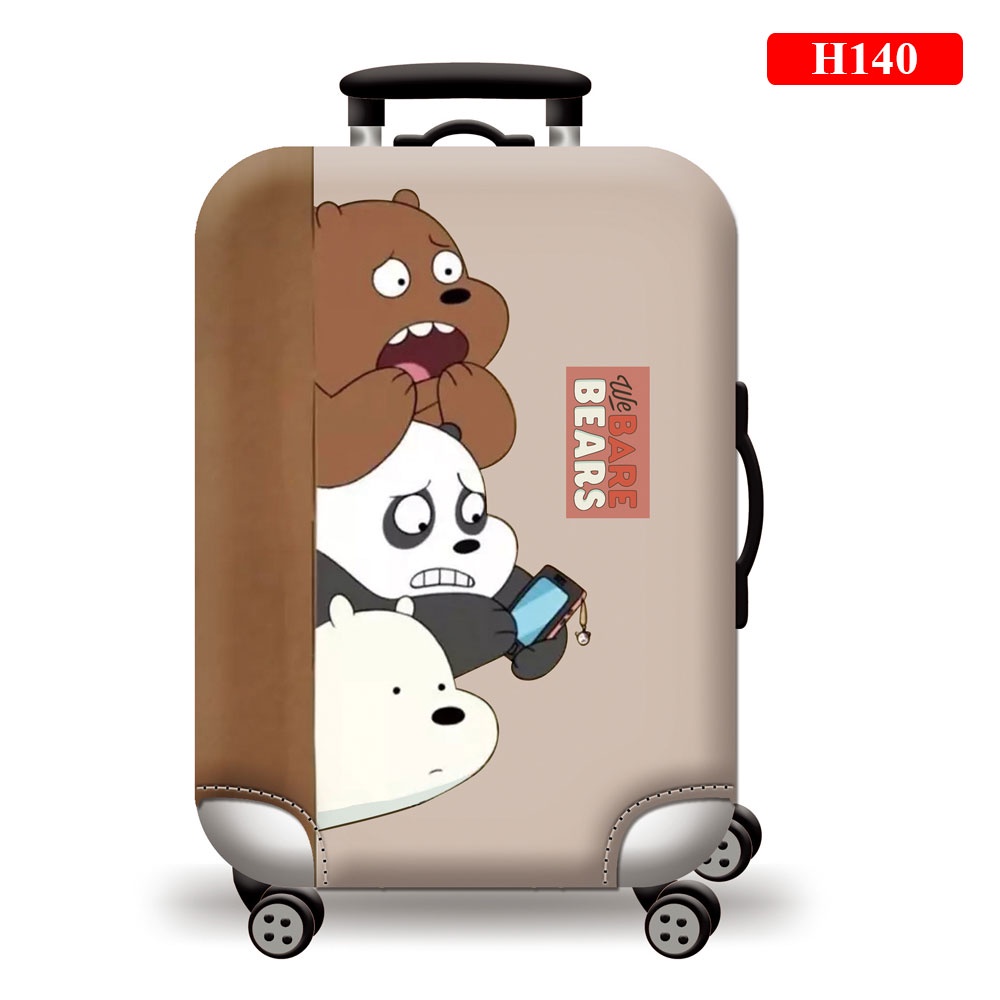 Vỏ bọc bảo vệ Vali, áo trùm vải túi bọc Vali chống trầy xước Size S,M, L H140