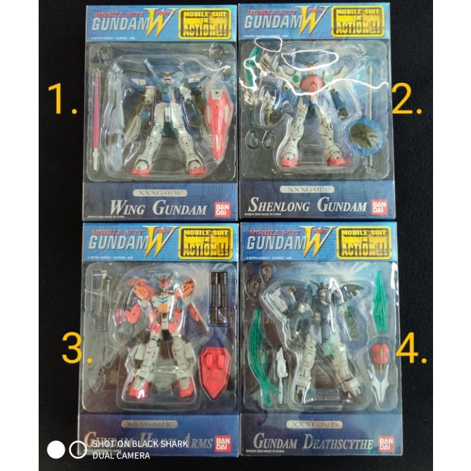 Mô hình Gundam MSIA, có khớp lắp sẵn, dòng Wing, chính hãng Bandai năm 2000