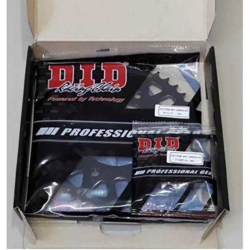 BỘ NHÔNG SÊN DĨA D.I.D NHẬP THÁI LAN CHÍNH HÃNG CHO EXCITER 150/ FZ150 - ĐEN