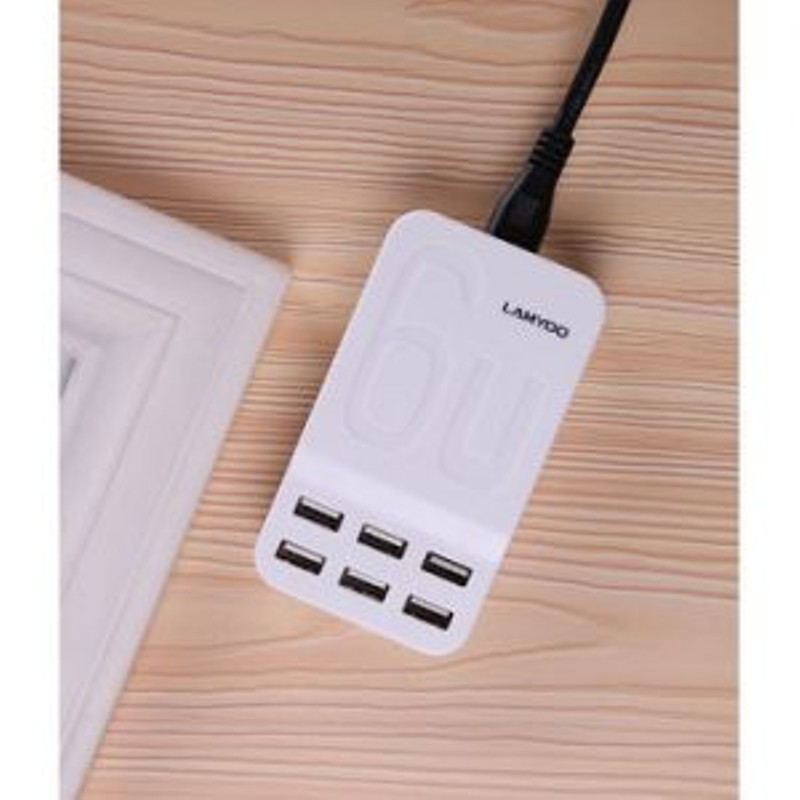 [CHÍNH HÃNG] Bộ Sạc Điện Thoại 6 Cổng USB LAMYOO C19 Cao Cấp