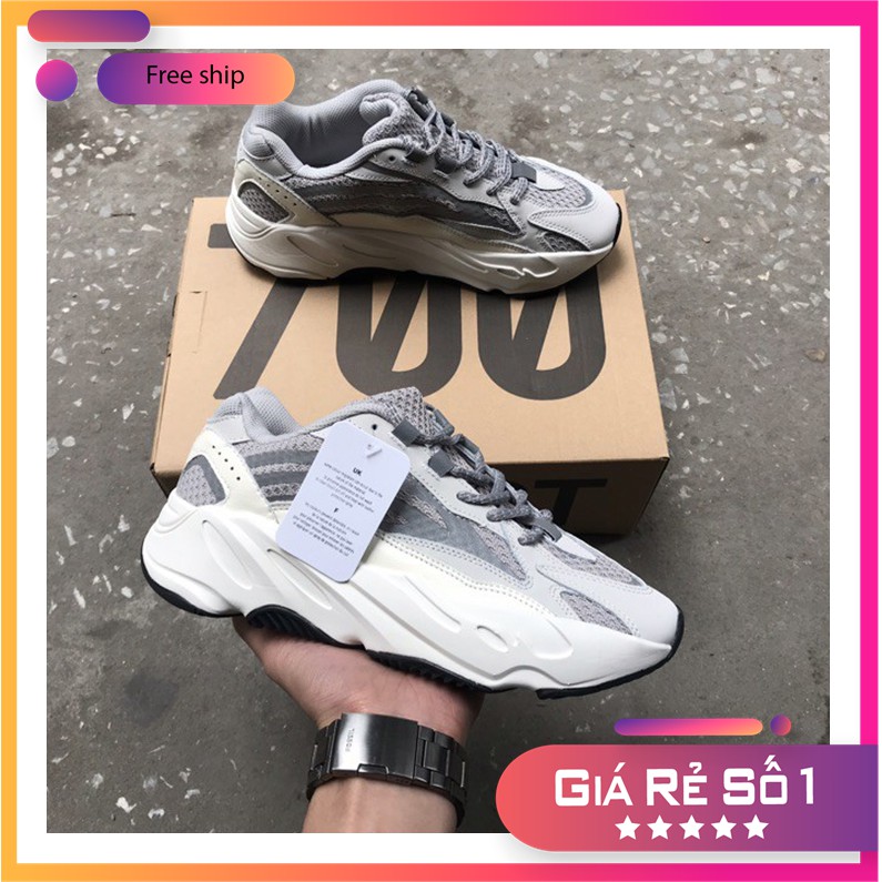 [FULL BOX+VIDEO] Giày Sneaker YZ 700 Static Phản Quang