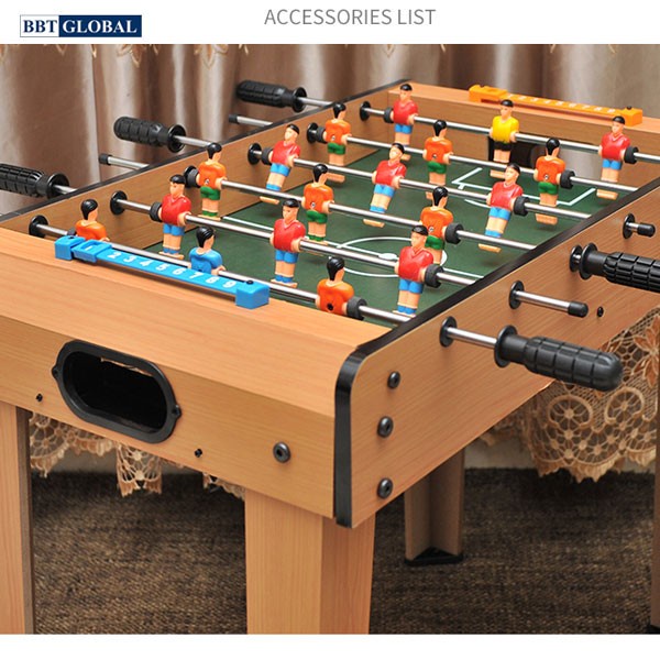 Bàn bi lắc bóng cỡ lớn, bàn bilac chân cao, kích thước 37x69 cm, 6 tay, hàng cao cấp dễ lắp đặt