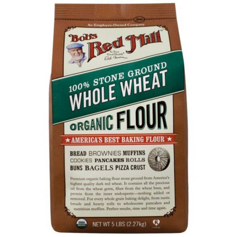 Bột Mỳ Nguyên Cám Hữu Cơ Bob's red mill Tách Lẻ 1kg