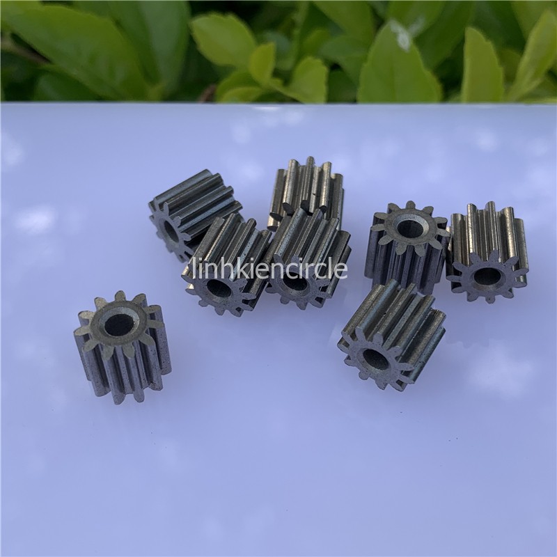 2 Bánh răng kim loại trục 3.12mm 11 răng cho motor 540 545 550 555 - LK0303