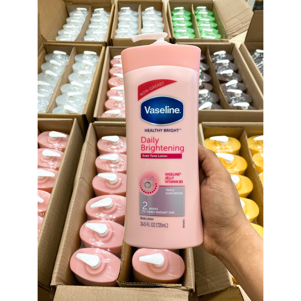 (Mẫu Mới 2021) SỮA DƯỠNG THỂ VASELINE 725ML