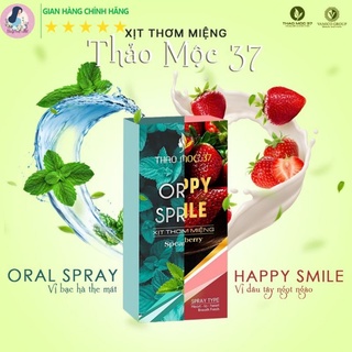 Xịt thơm miệng thảo mộc 37 (tặng bột trắng răng)