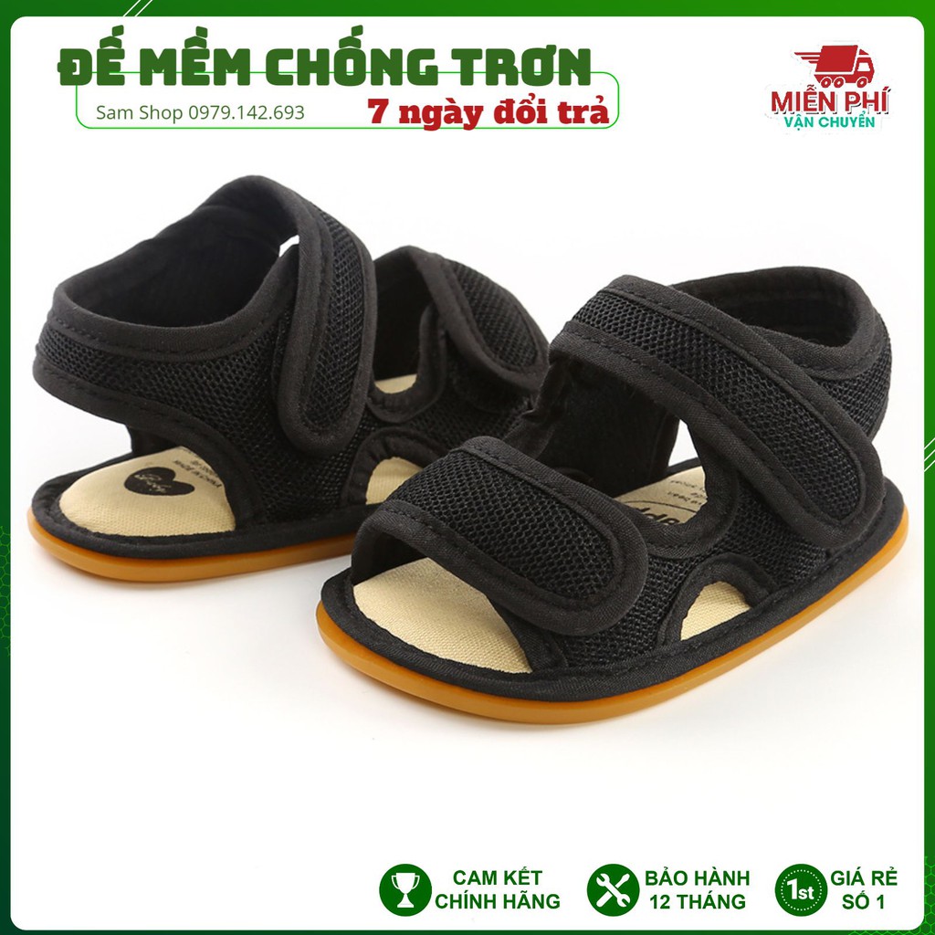 Dép tập đi cho bé,Giày tập đi đế mềm chống trơn trượt cho bé đủ màu,đủ size