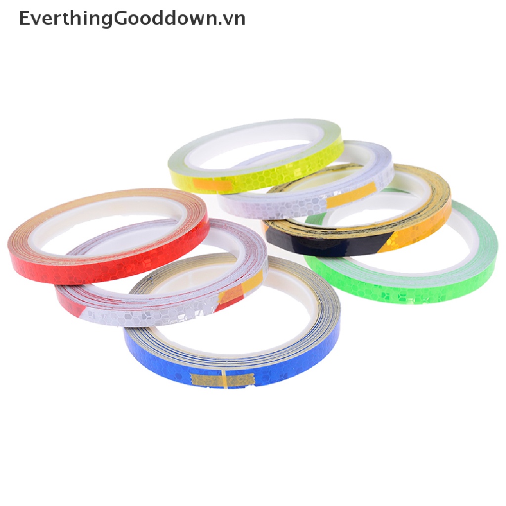 Sticker Phản Quang Dán Vành Bánh Xe Đạp / Xe Máy Bảo Vệ An Toàn