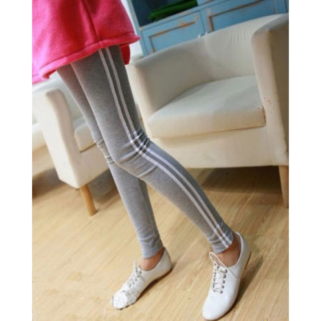 Quần Legging Phối Sọc Năng Động