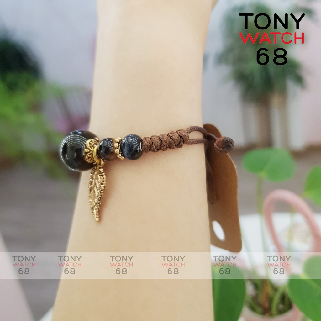 Vòng tay nữ dây rút thổ cẩm điệu đà chính hãng Tony Watch 68