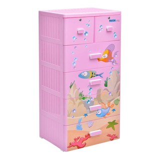 Tủ Quần Áo Trẻ Em Pucca 5 Tầng Song Long