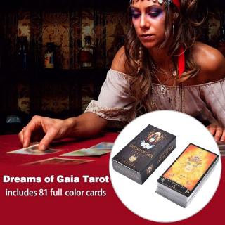 READY!SHIP FAST!! Bộ bài Tarot 81 Pcs  Dreams of Gaia Tarot Tarot cards  English Tarot Deck Table For Family Party Playing Card