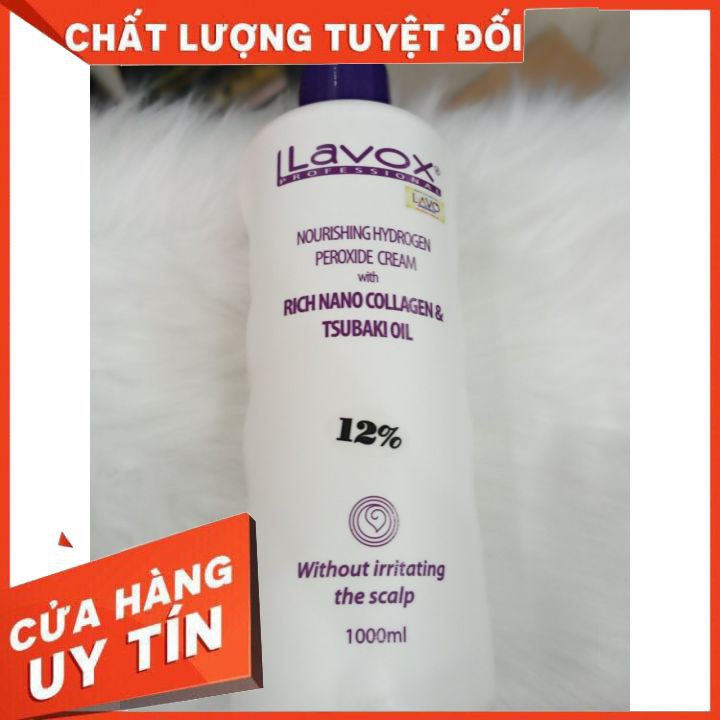 OXY KHÔNG RÁT LAVOX TÍM COLLAGEN 1000ML FREESHIP  hỗ trợ nhuộm bảo vệ tác hại của thuốc nhuộm THƠM , giúp tóc mềm mượt