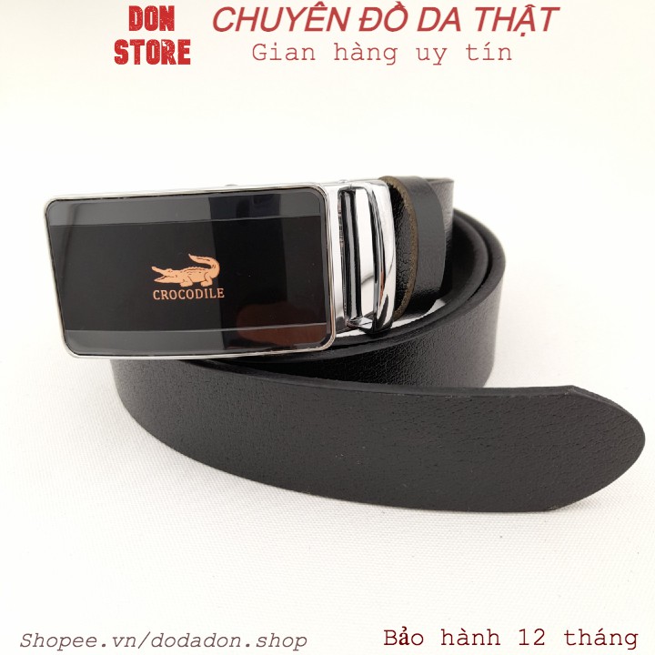 [DA THẬT 100%] Thắt Lưng Nam Khóa Tỳ Siêu Chống Trượt 8 Kiểu Khóa Tùy Chọn Mẫu Mới 2021 (BH 12 THÁNG)