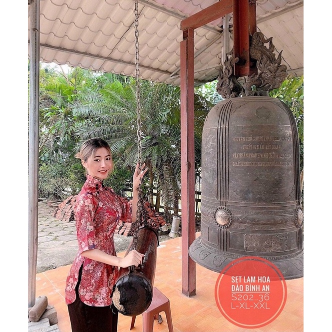 Sét áo đào + quần suông bigsize 55kg-90kg❤️❤️