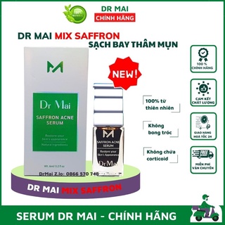 Dr Mai, Dr Mai mix saffron sạch thâm 6ml làm mịn da thu nhỏ lỗ chân lông hết thâm nám
