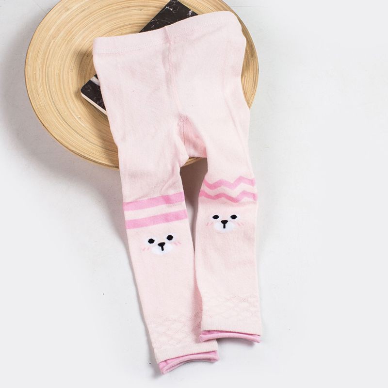 Quần Legging Chất Liệu Cotton Đàn Hồi 8 Màu Cho Bé