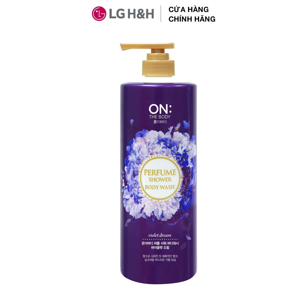 Sữa tắm dưỡng ẩm hương nước hoa On: The Body Perfume Violet Dream 1000g | BigBuy360 - bigbuy360.vn
