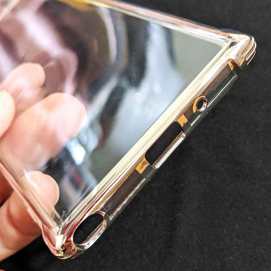 Combo ốp lưng viền màu và miếng dán PPF mặt sau Galaxy Note 10