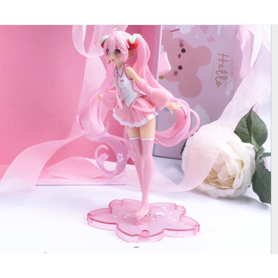 Mô hình nhân vật Hatsune Miku Hồng