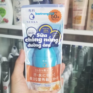 [MẪU MỚI] Sữa chống nắng Dưỡng ẩm Senka Perfect UV Milk SPF50+/PA++++ 40ml