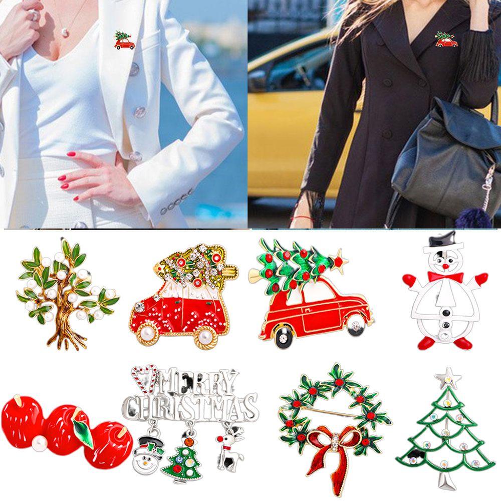 Trâm Cài Áo Kim Loại Hình Tuần Lộc Giáng Sinh Năm Mới Kerstman