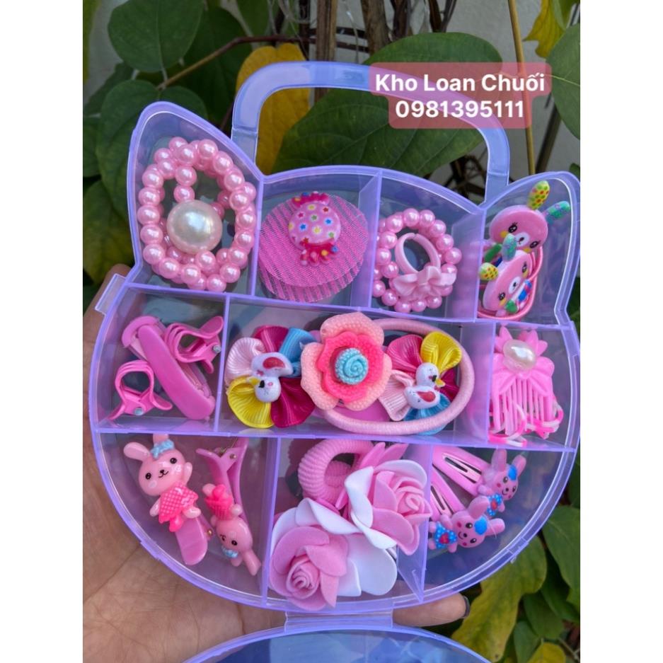 HỘP BUỘC TÓC HELLO KITY CHO BÉ- TOYS89- TOYS89