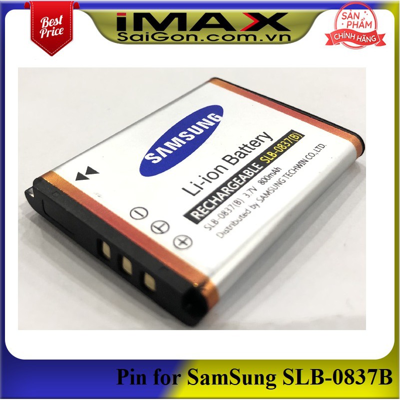 Pin thay thế pin máy ảnh cho SamSung SLB-0837B