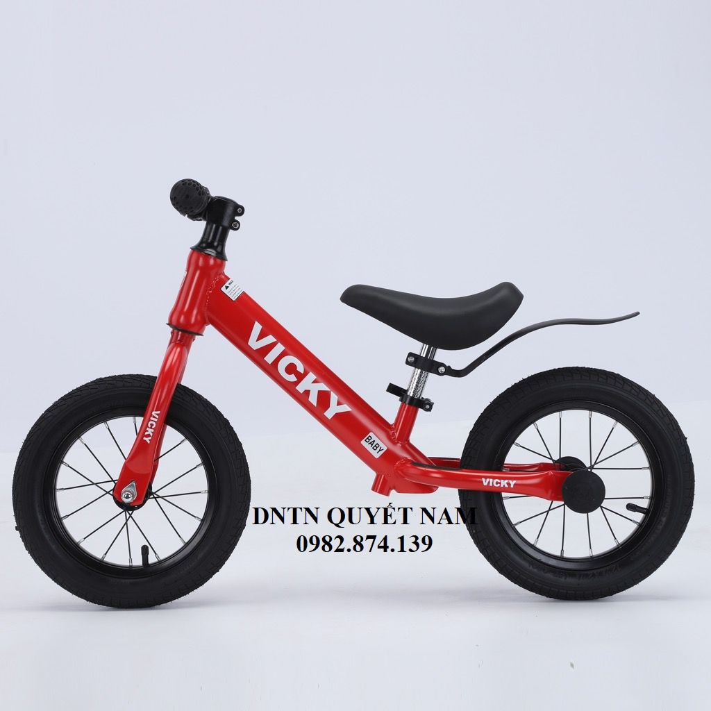 Xe thăng bằng Vicky baby bánh 12-Dành cho bé từ 2 đến 5 tuổi (Kèm chân Chống xe)