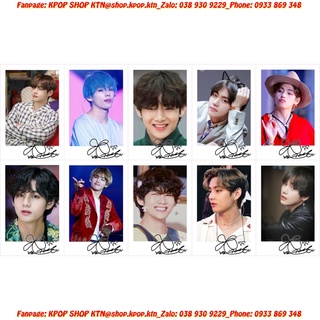 CARD CHỮ KÍ V BTS