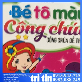 ✅ 𝑭𝒓𝒆𝒆𝒔𝒉𝒊𝒑 ✅BÉ TẬP TÔ MÀU CÔNG CHÚA