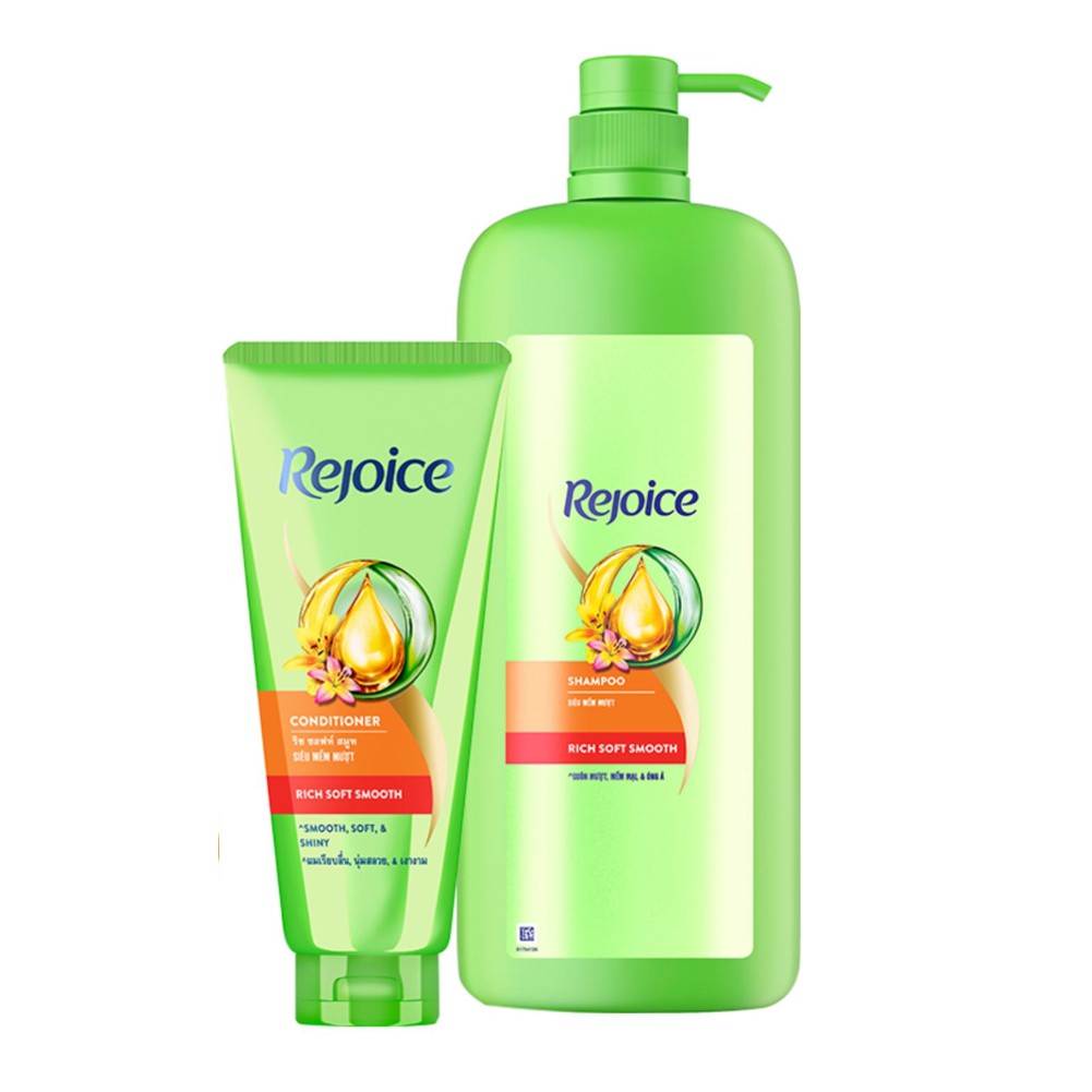 Combo Dầu Gội Rejoice Siêu Mượt chai 1.2kg & Dầu xả Siêu Mượt tuýp 320ml | BigBuy360 - bigbuy360.vn
