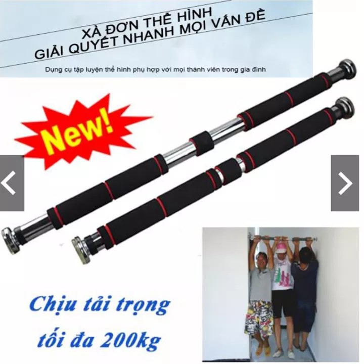 Xà Đơn Treo Tường 80-130cm Nhỏ Gọn Thông Minh Tiết Kiệm Diện Tích Hợp Kim Siêu Bền - Cam Kết Bảo Hành 12 Tháng