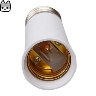 E27 to E27 65mm Extend Socket Base Lamp Holder Converter Light Bulb Cap Conversion Adapter