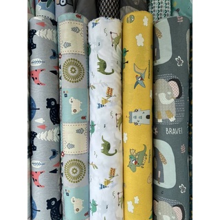 Vải cotton lụa Hàn Quốc chuyên may ga giường, mền, vỏ gối, trang trí mẫu dành cho bé trai, bé gái