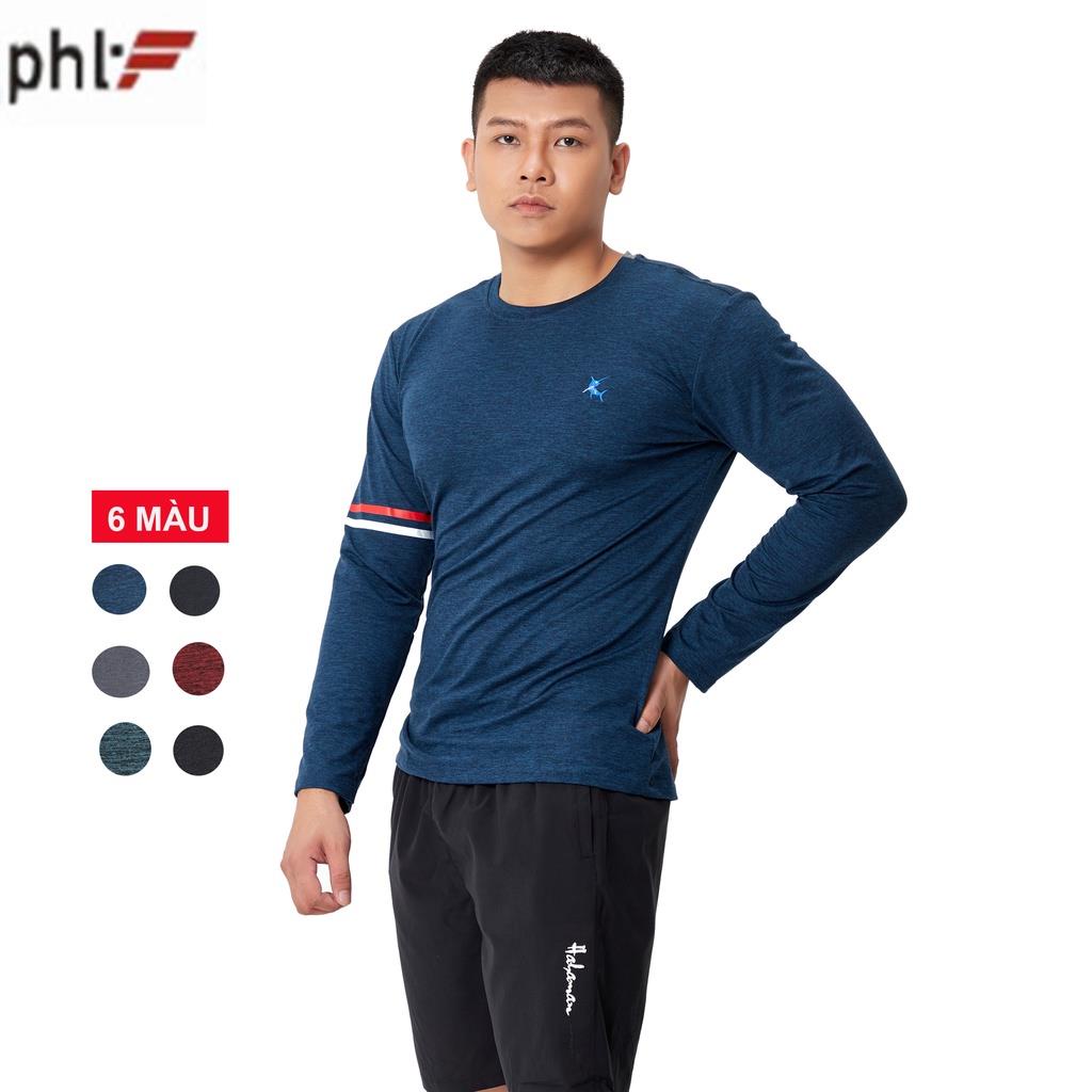 Áo thun nam tay dài cổ tròn thời trang giữ ấm cổ phối màu HCM ATDT6001